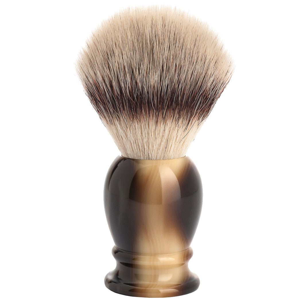 CLASSIC Rasierpinsel - Silvertip Fibre® , Griffmaterial Edelharz hornbraun