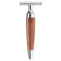 STYLO Rasierhobel geschlossener Kamm,  Griffmaterial Thujamaser-Holz