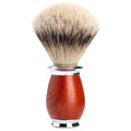 PURIST Silberspitz Rasierpinsel Griffmaterial Bruyére Holz