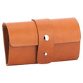 Ledertasche für Rasierer und  Pinsel