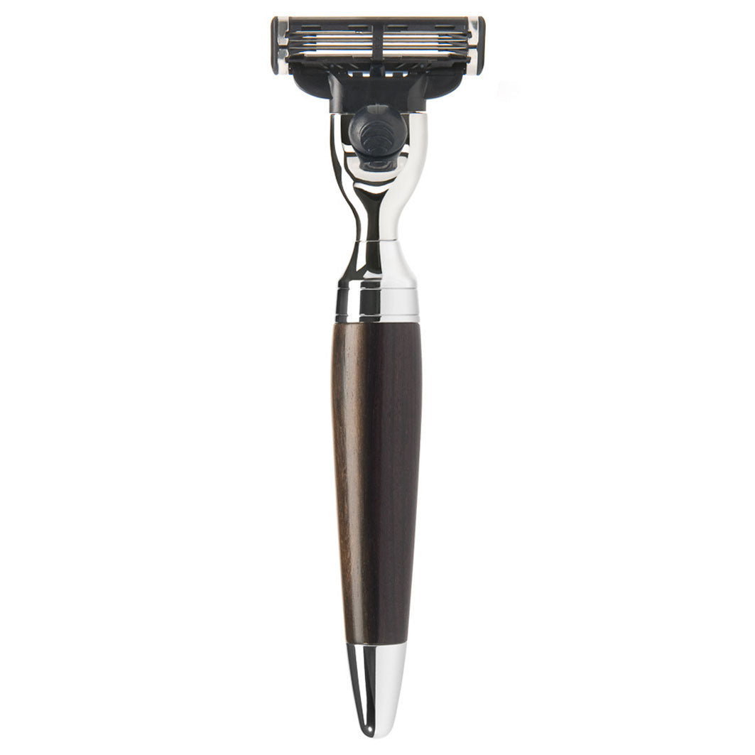 STYLO 3-Klingen-Rasierer Mach3® - Griff  Grenadillholz