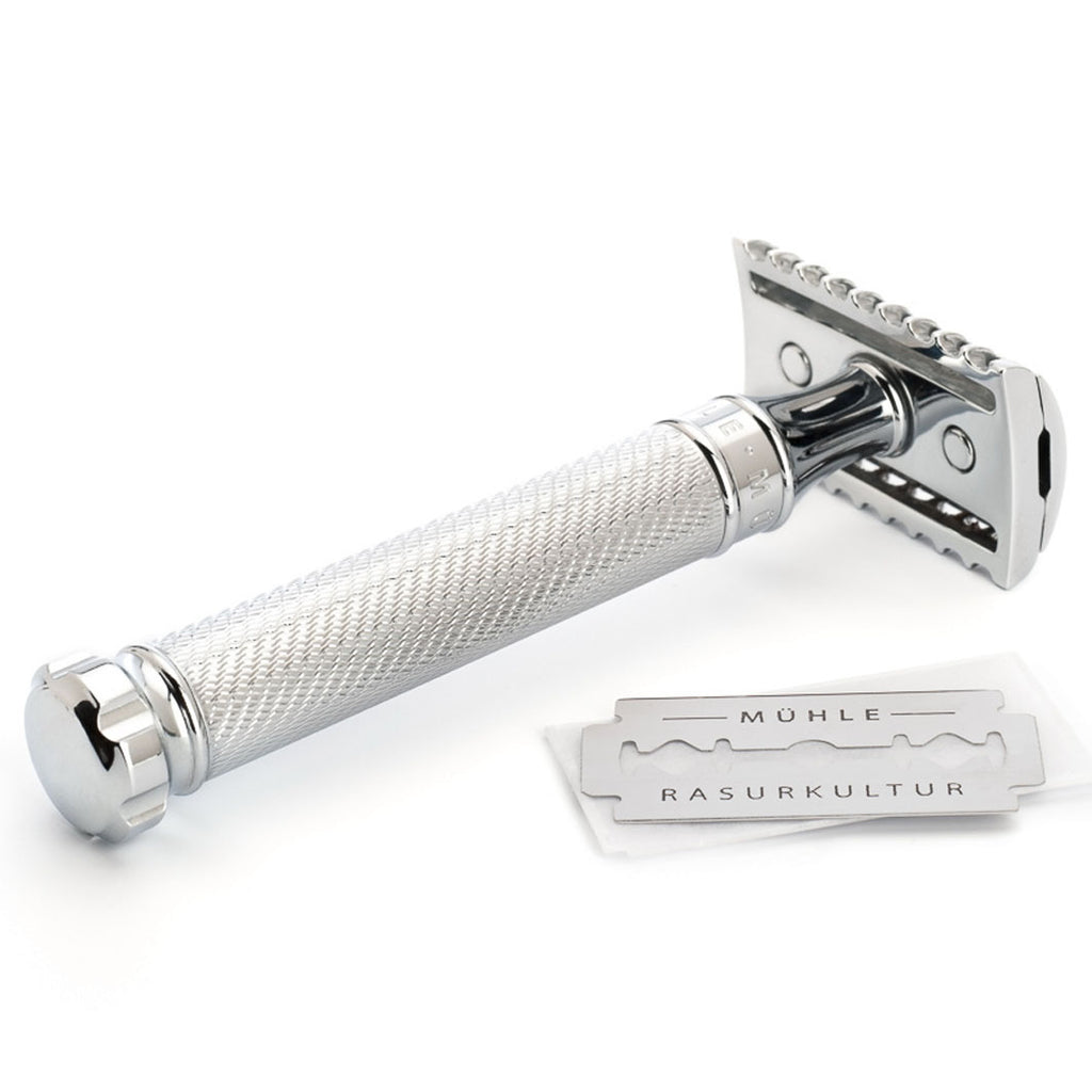 Rasierhobel  TWIST - TRADITIONAL silber