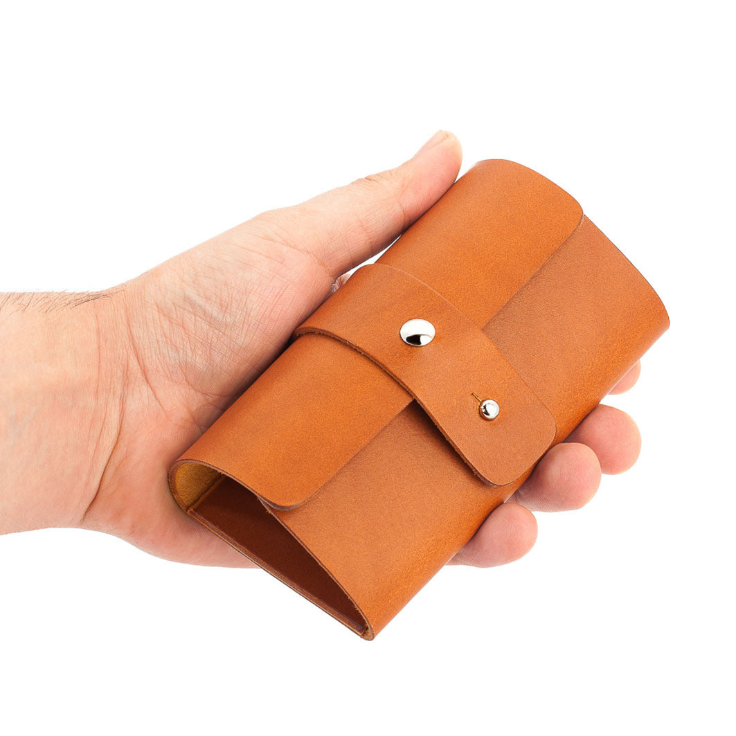 Ledertasche für Rasierer und  Pinsel