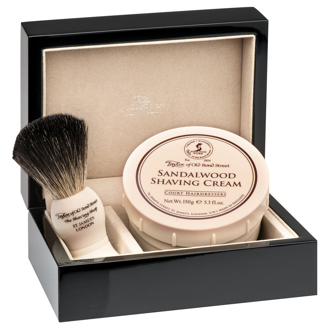 Taylor of Old Bond Street Geschenkset 2-teilig Sandelholz schwarz - 1 Stück