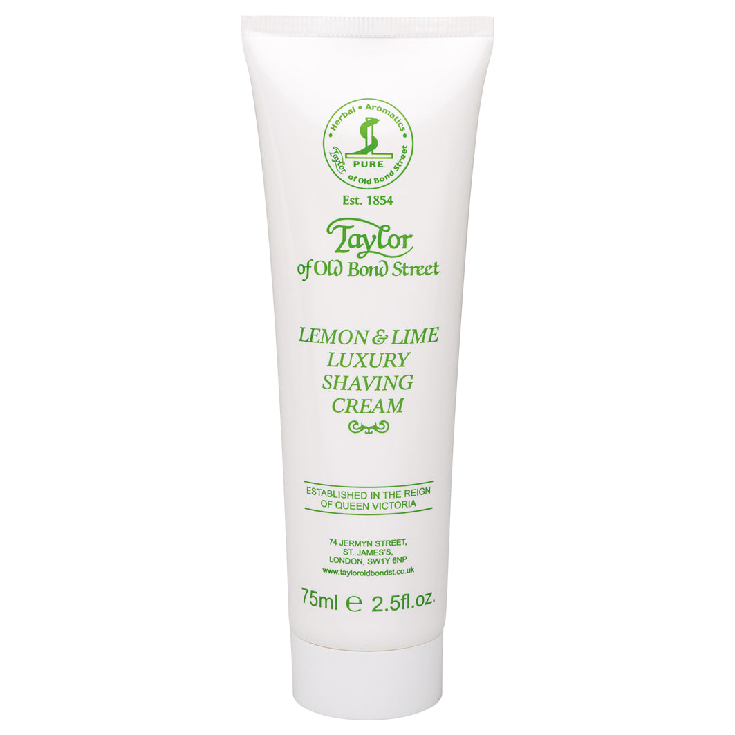 Taylor of Old Bond Street Lemon & Lime Shaving Cream Tube cremeweiß
