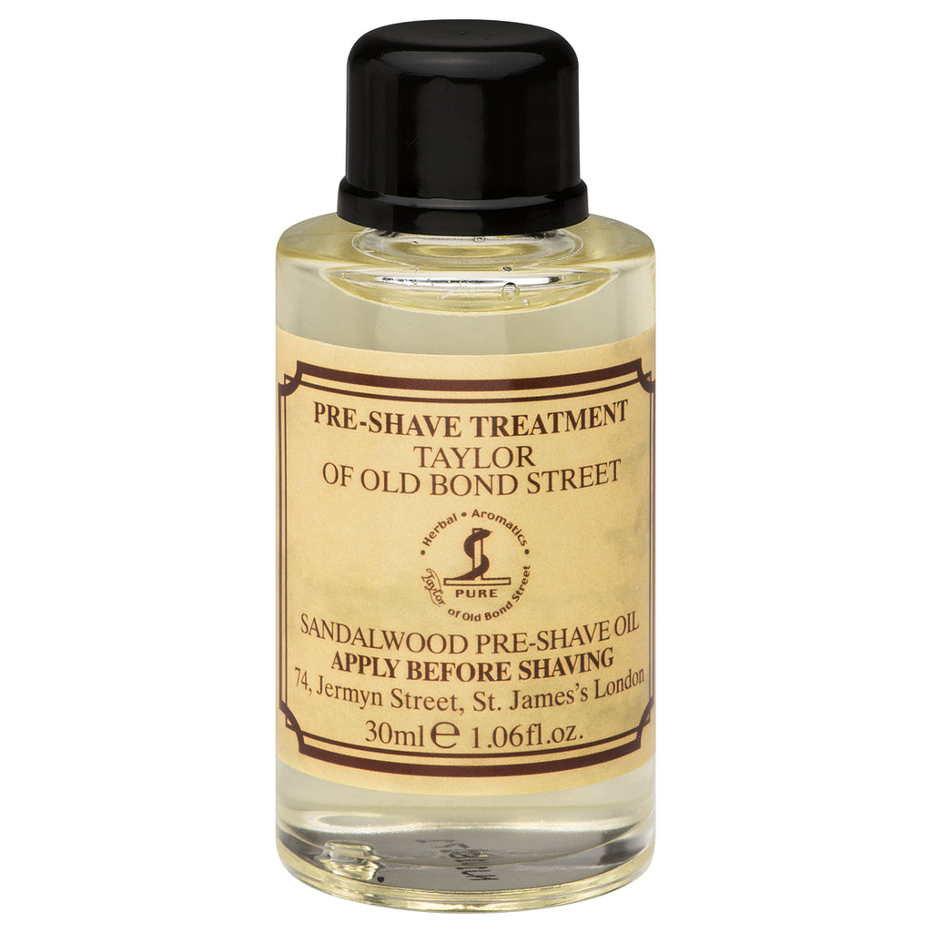 Taylor of Old Bond Street Sandalwood Pre Shave Oil sand