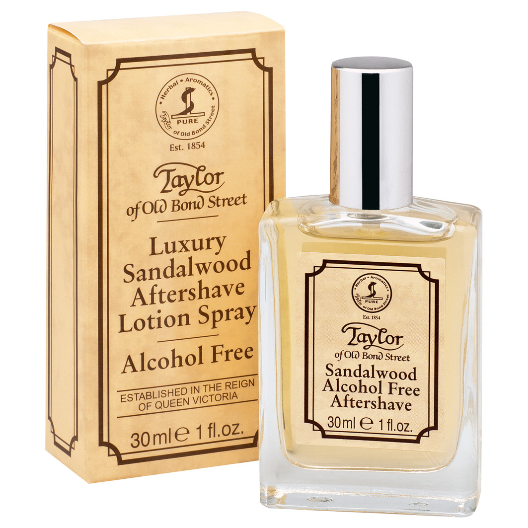 Taylor of Old Bond Street Luxury Sandalwood Aftershave Lotion Spray sand - 30 ml