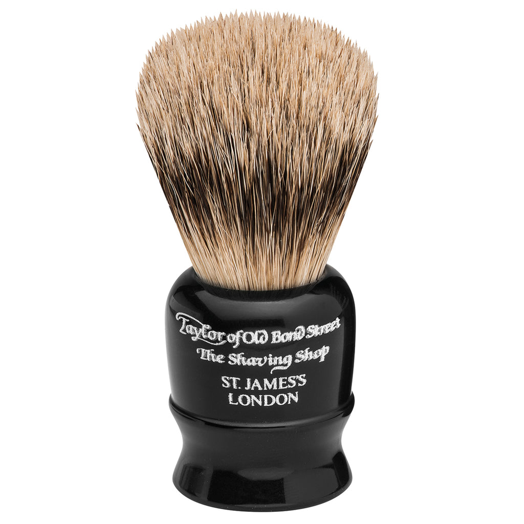 Taylor of Old Bond Street Reisepinsel schwarz, Silberspitz schwarz