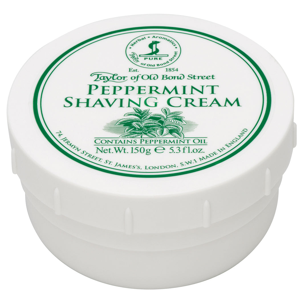 Taylor of Old Bond Street Peppermint Shaving Cream cremeweiß - 150 g