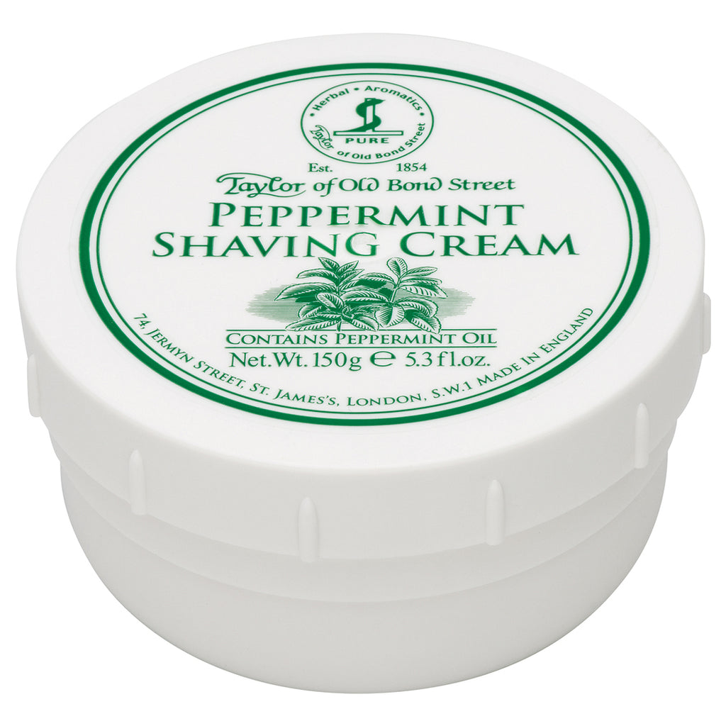 Taylor of Old Bond Street Peppermint Shaving Cream cremeweiß