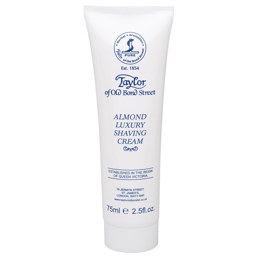 Taylor of Old Bond Street Almond Luxury Shaving Cream cremeweiß - 75 ml
