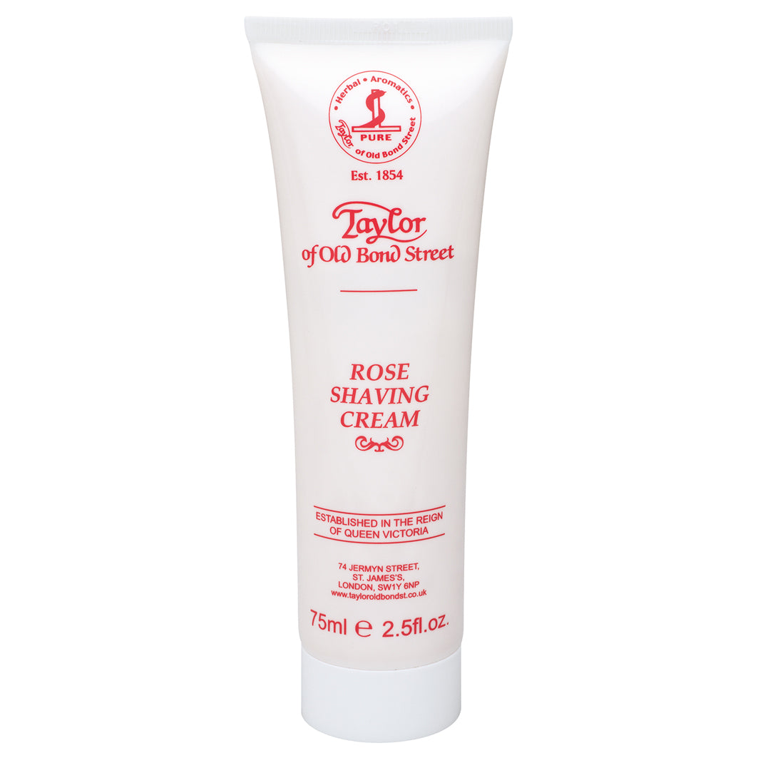Taylor of Old Bond Street Rose Luxury Shaving Cream cremeweiß - 75 ml