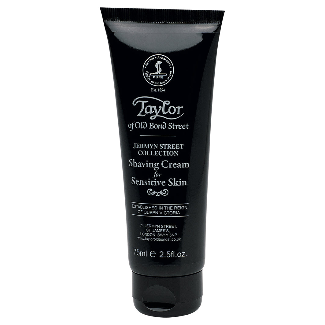 Taylor of Old Bond Street Jermyn Street Collection Shaving Cream Sensitive Skin schwarz