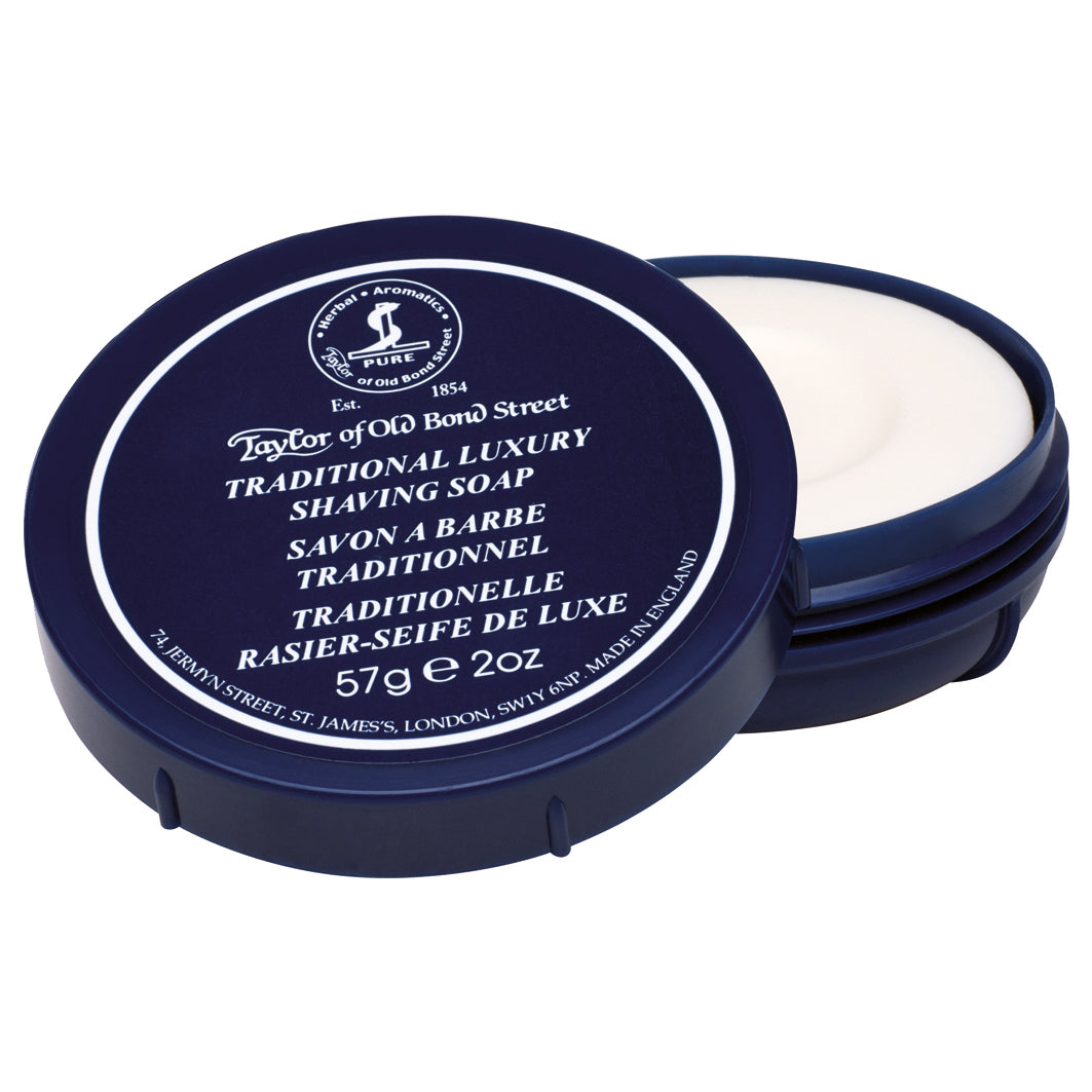 Taylor of Old Bond Street Traditional Shaving Soap dunkelblau