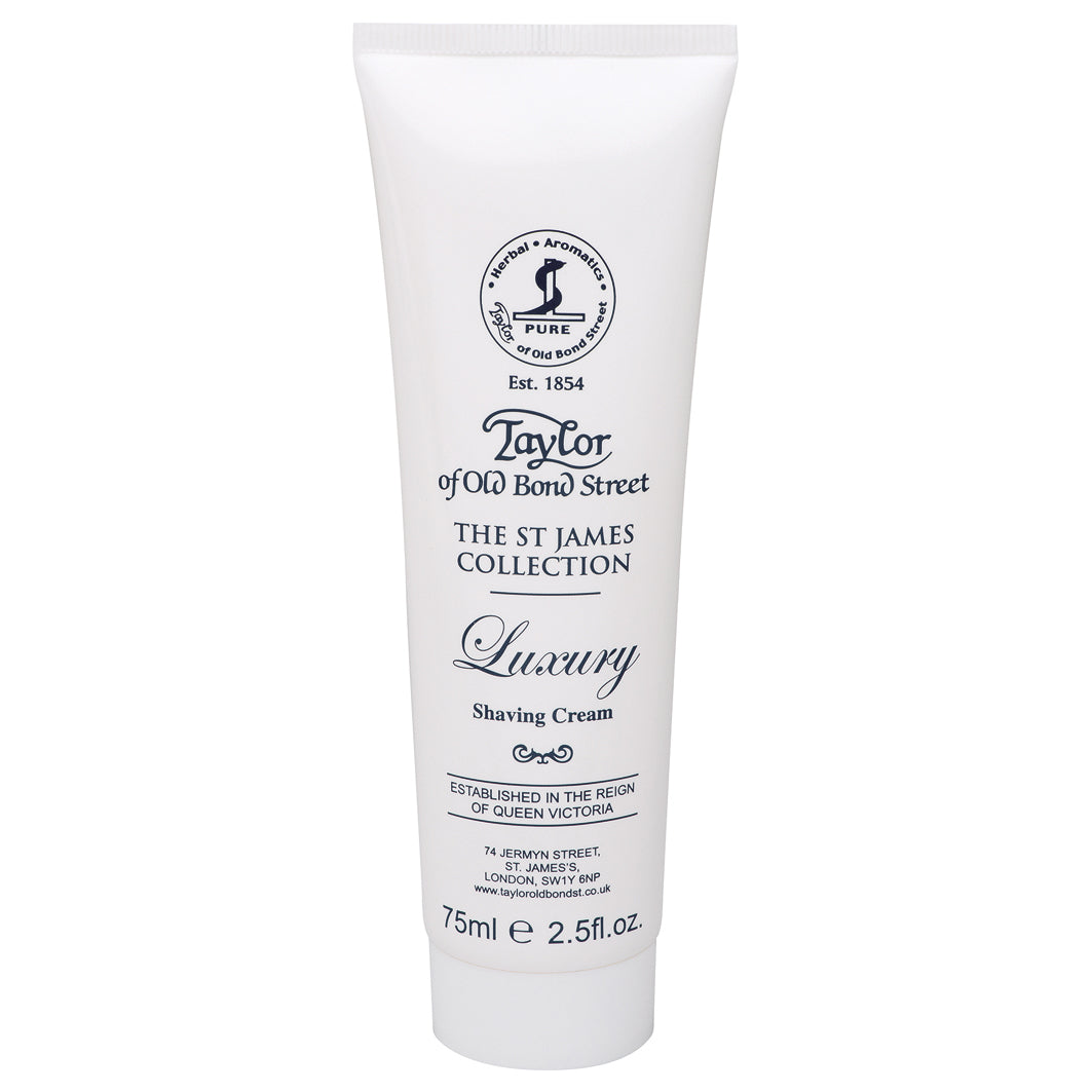 Taylor of Old Bond Street The St James Collection Luxury Shaving Cream weiß - 75 ml