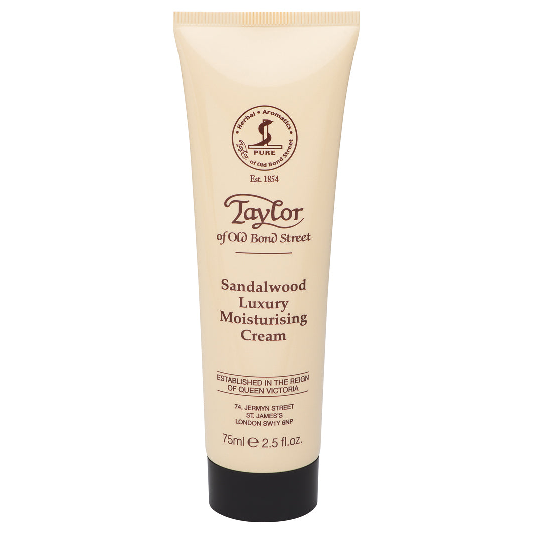 Taylor of Old Bond Street Sandalwood Luxury Moisturising Cream sand - 75 ml