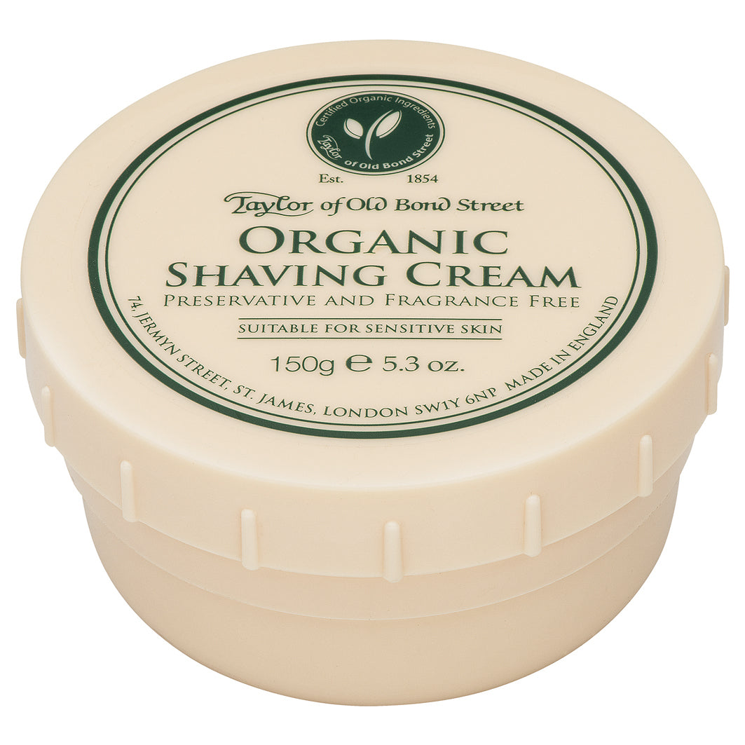Taylor of Old Bond Street Organic Shaving Cream cremeweiß
