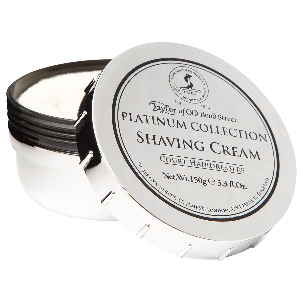 Taylor of Old Bond Street Platinum Collection Shaving Cream silber