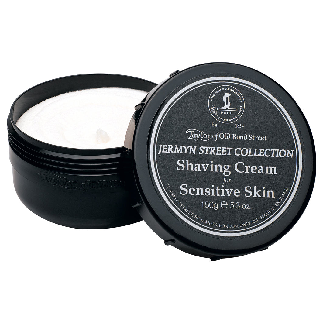 Taylor of Old Bond Street Jermyn Street Collection Shaving Cream Sensitive schwarz