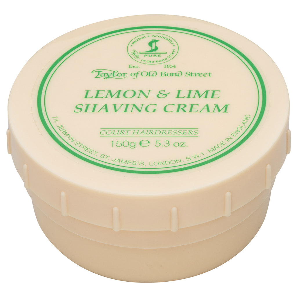 Taylor of Old Bond Street Lemon & Lime Shaving Cream cremeweiß