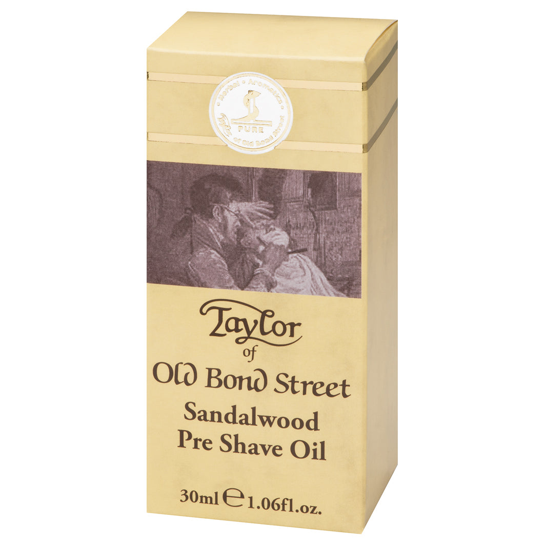 Taylor of Old Bond Street Sandalwood Pre Shave Oil sand