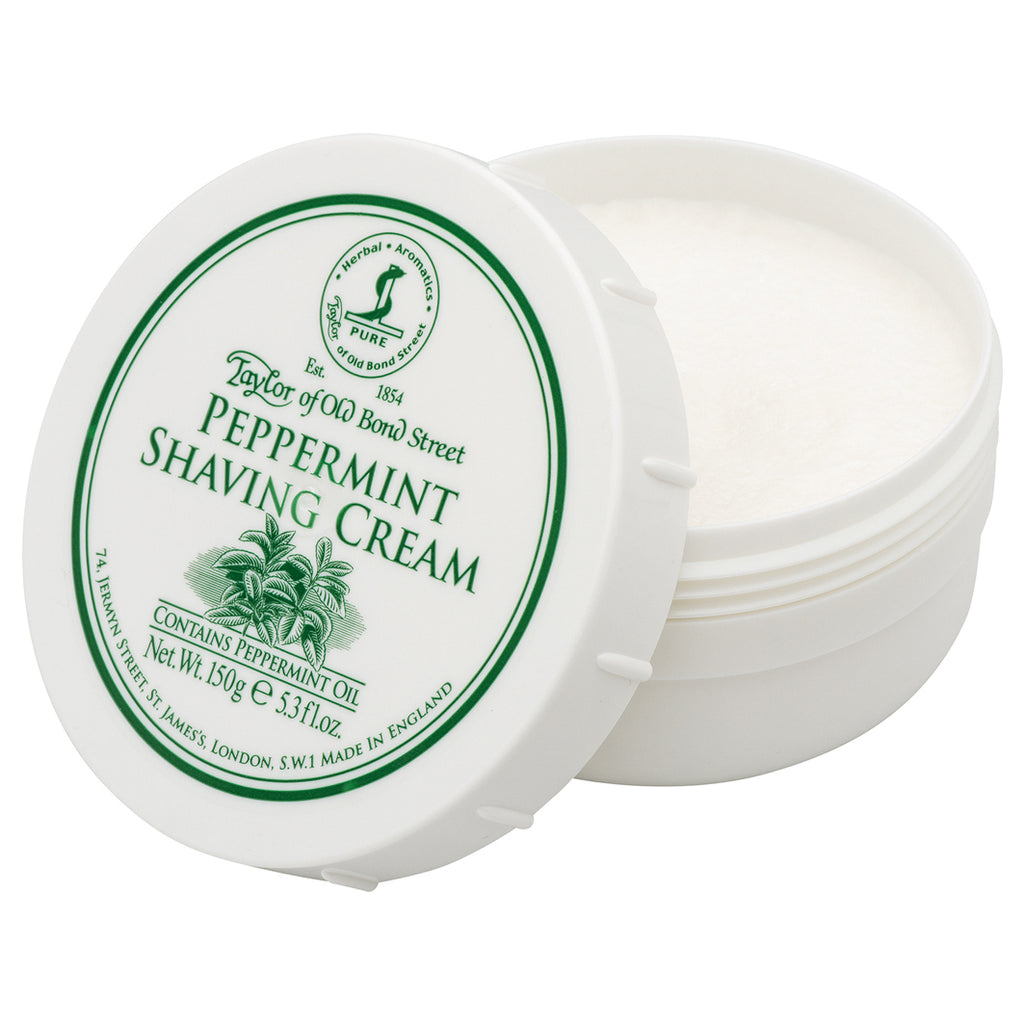 Taylor of Old Bond Street Peppermint Shaving Cream cremeweiß