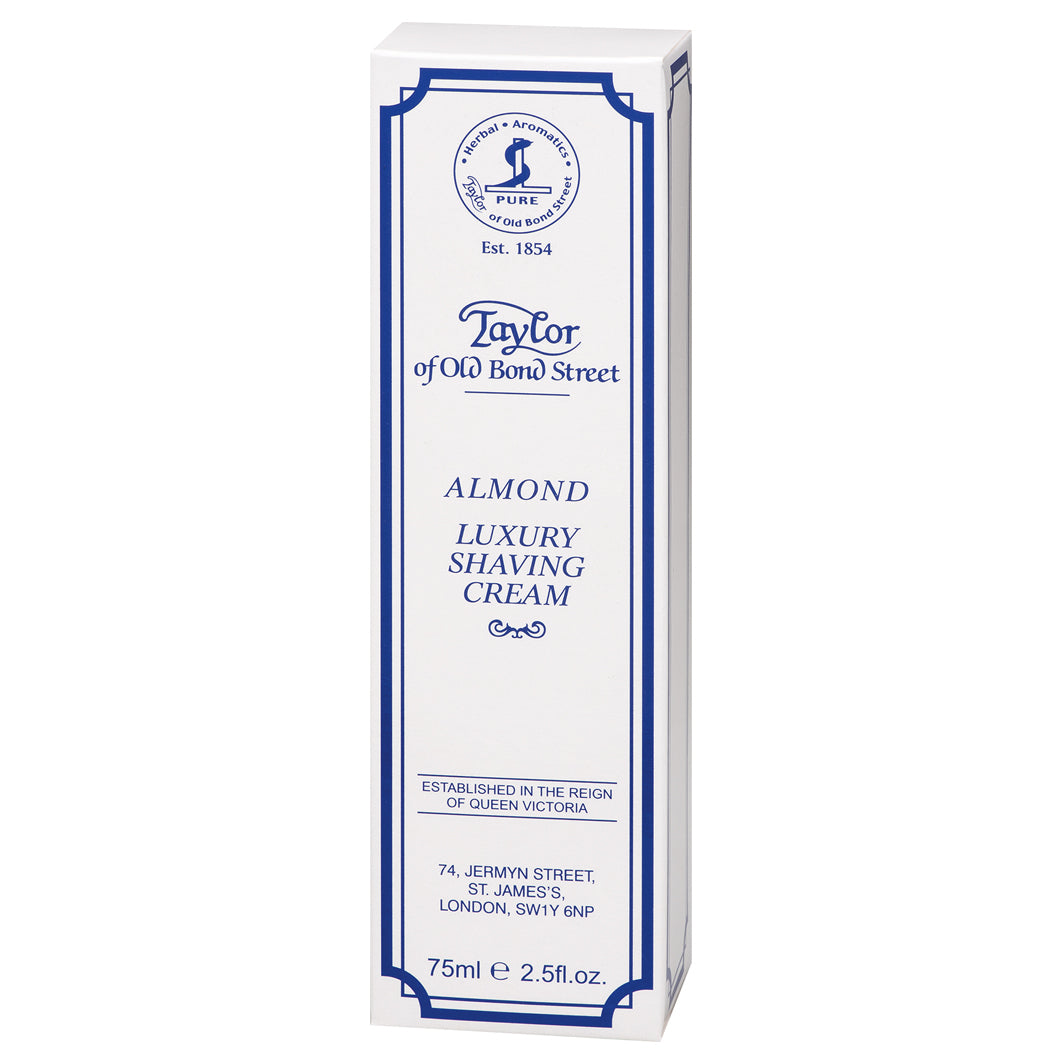 Taylor of Old Bond Street Almond Luxury Shaving Cream cremeweiß