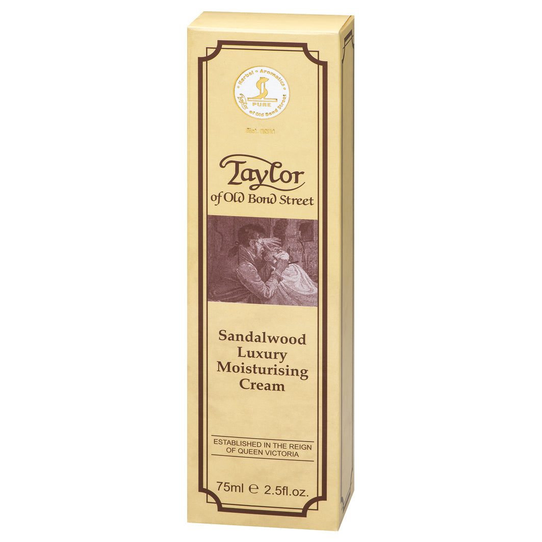 Taylor of Old Bond Street Sandalwood Luxury Moisturising Cream sand