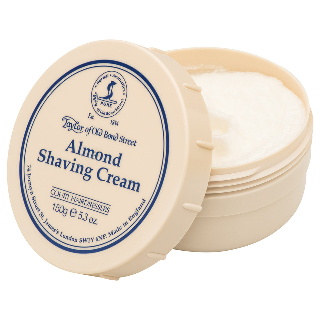 Taylor of Old Bond Street Almond Shaving Cream cremeweiß