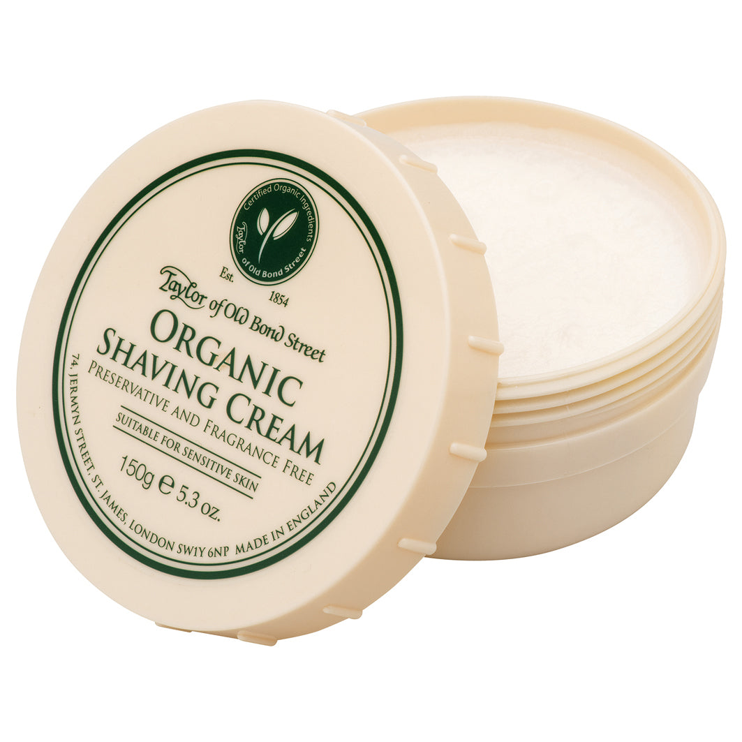 Taylor of Old Bond Street Organic Shaving Cream cremeweiß