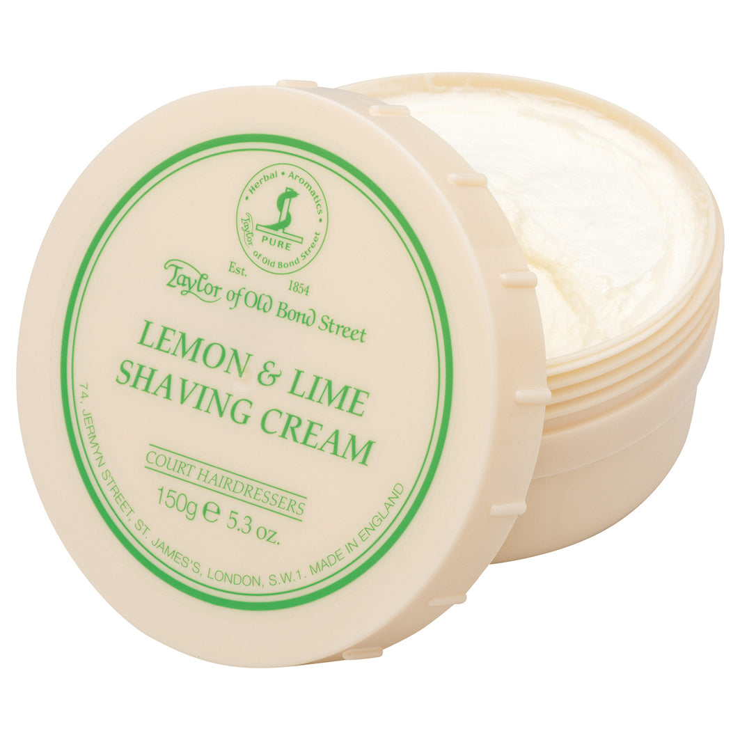 Taylor of Old Bond Street Lemon & Lime Shaving Cream cremeweiß