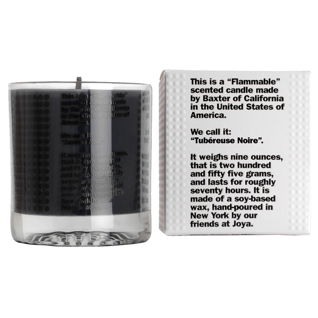 Candle  Tubereuse Noir