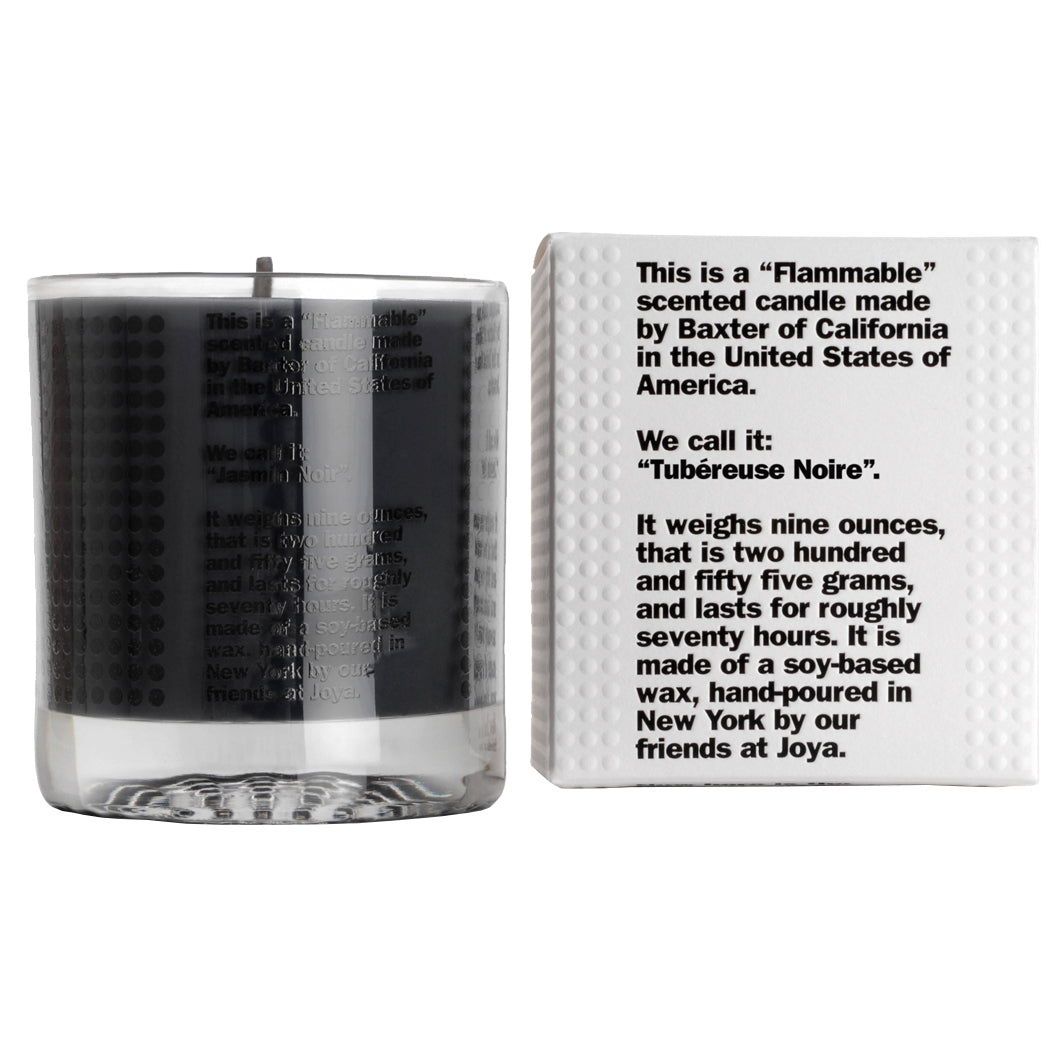 Candle  Tubereuse Noir