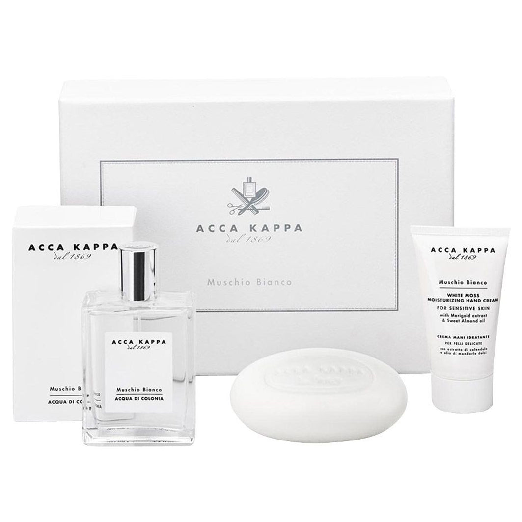 White Moss Gift Set Eau de Cologne, Soap & Hand Cream