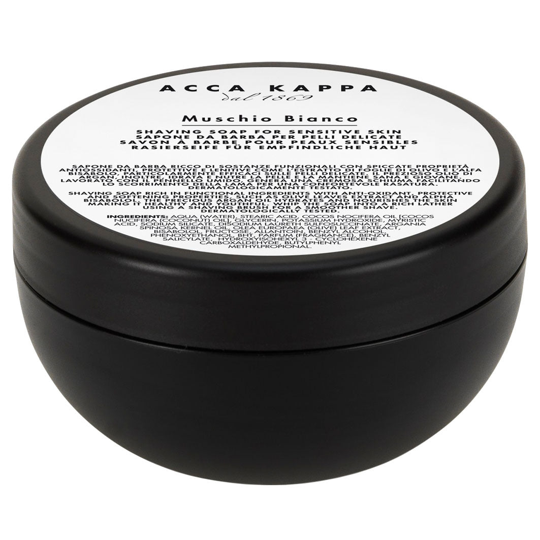 Muschio Bianco Shaving Soap for Sensitiv Skin