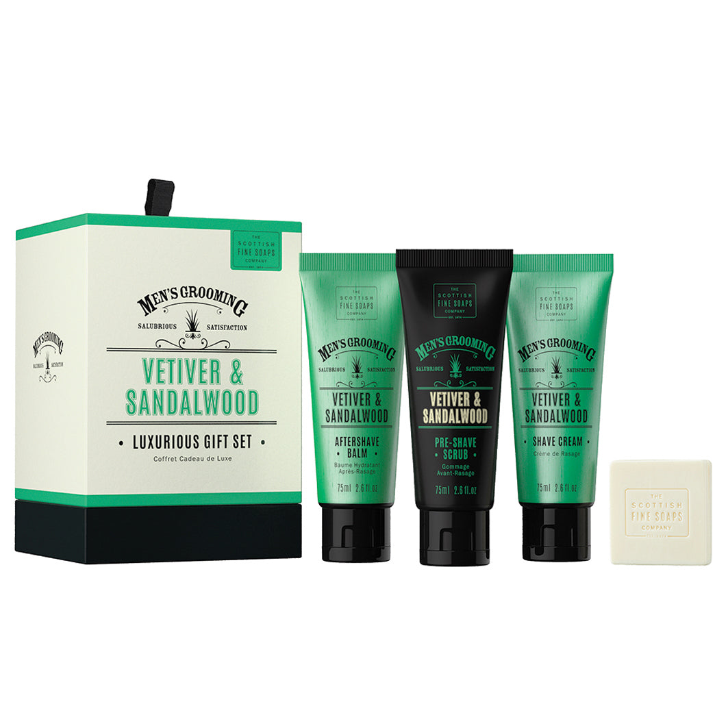 Vetiver & Sandalwood Luxurious Gift Set