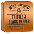 Thistle & Black Pepper Face & Beard Soap