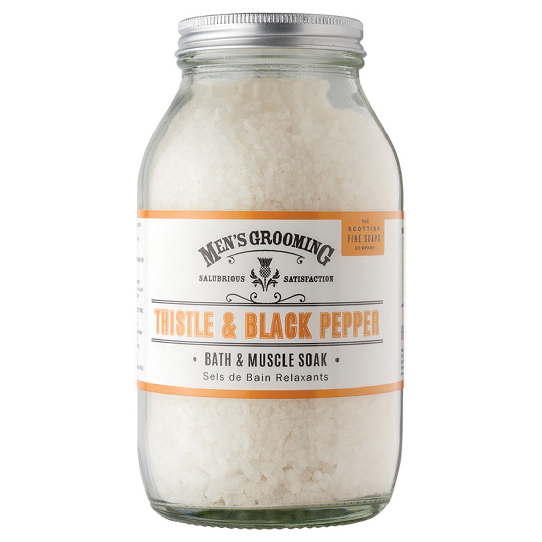 Men's Grooming Thistle & Black Pepper Relaxing Mineral Soak