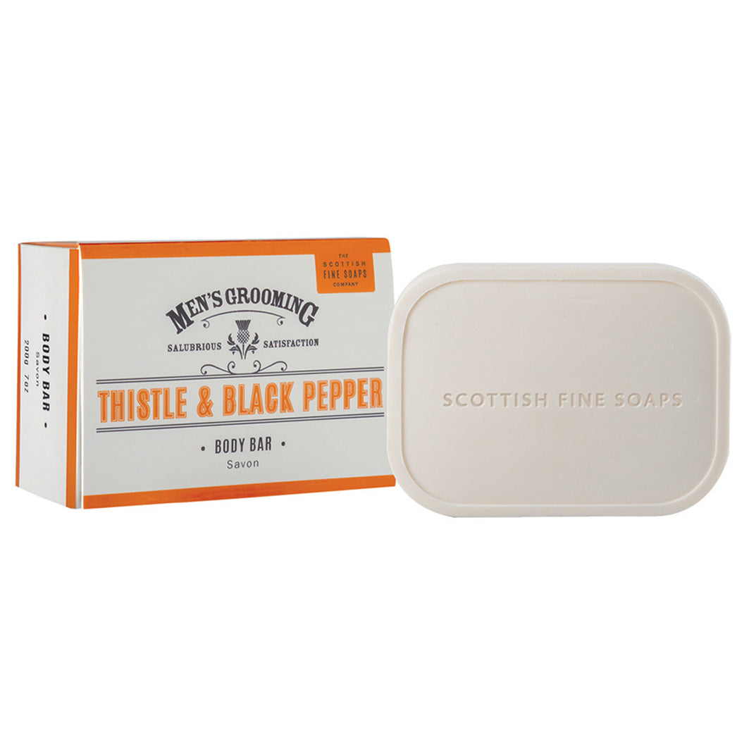 Men's Grooming Thistle & Black Pepper Body Bar