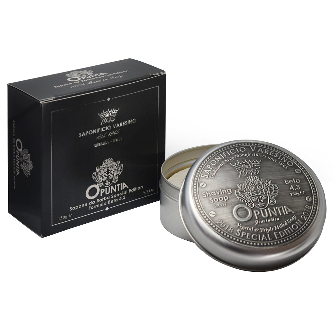 Opuntia Special Edition Shaving Soap Aluminium Jar