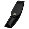 Etui für Rasiermesser schwarzes Leder