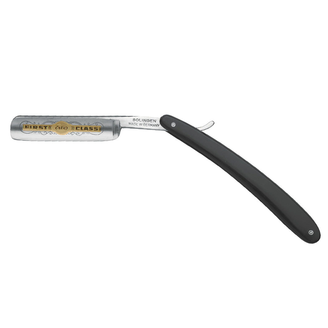 Rasiermesser 5/8" Griffschalen aus schwarzem Kunststoff