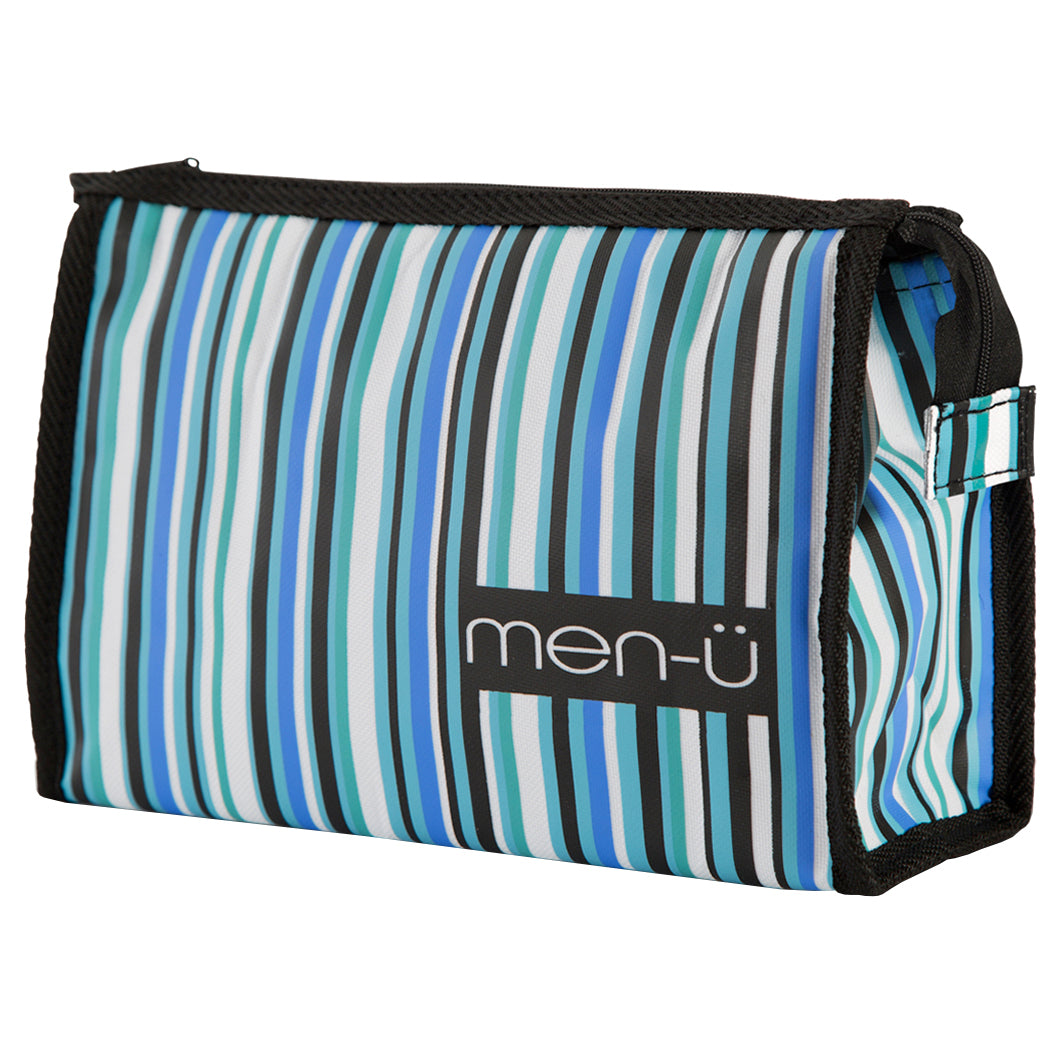 Toiletry Bag Black, White, Green Blue