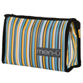 Toiletry Bag Grey Blue Yellow