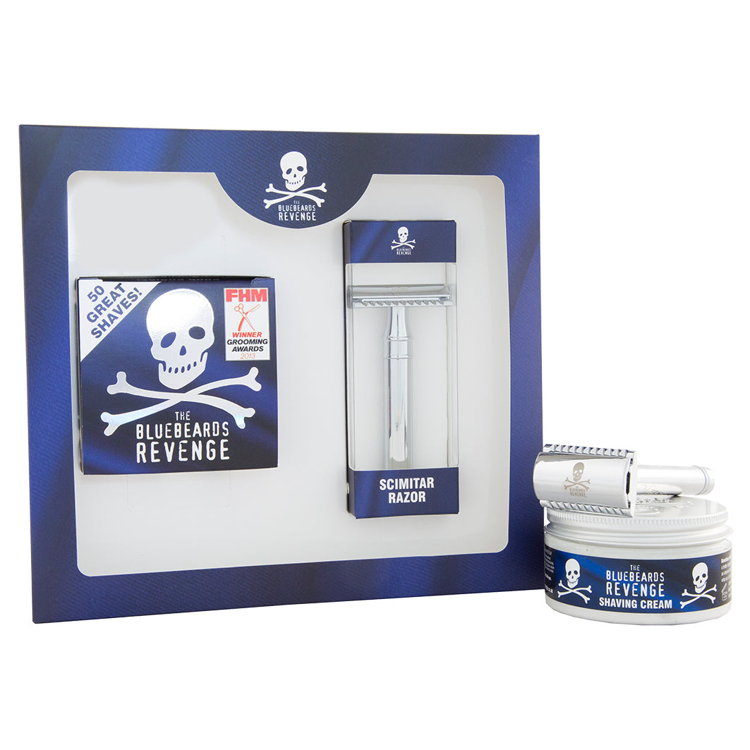 Shaving Cream & Scimtar Razor Kit