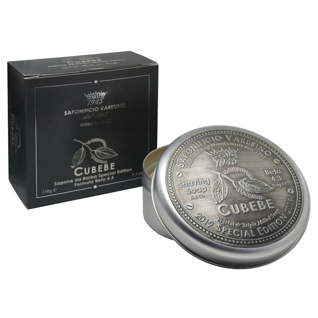 Cubebe Shaving Soap Special Edition Aluminium Jar