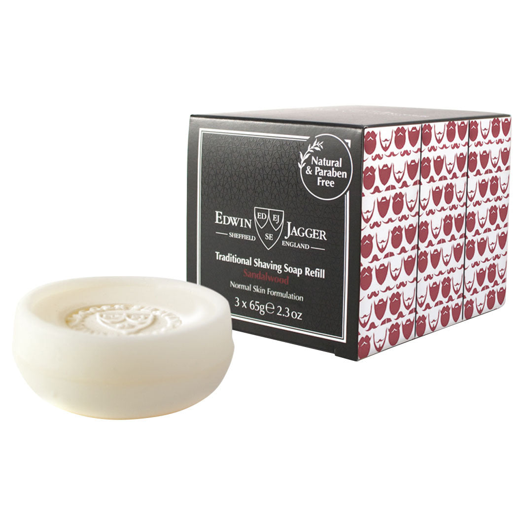 Traditional Shaving Soap 3 Refill Sandalwood
