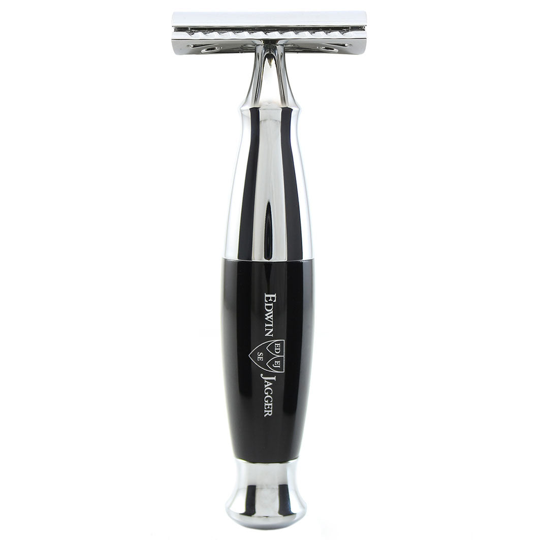 Klassischer Rasierhobel, Griffmaterial Ebony Imitat schwarz