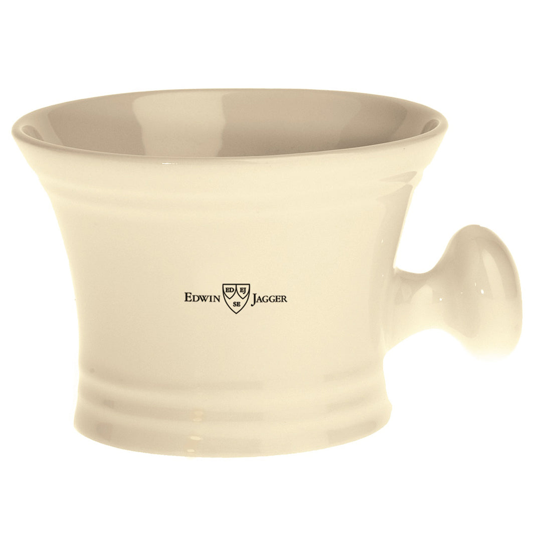 Ivory Porcelain Shaving Bowl with Handle