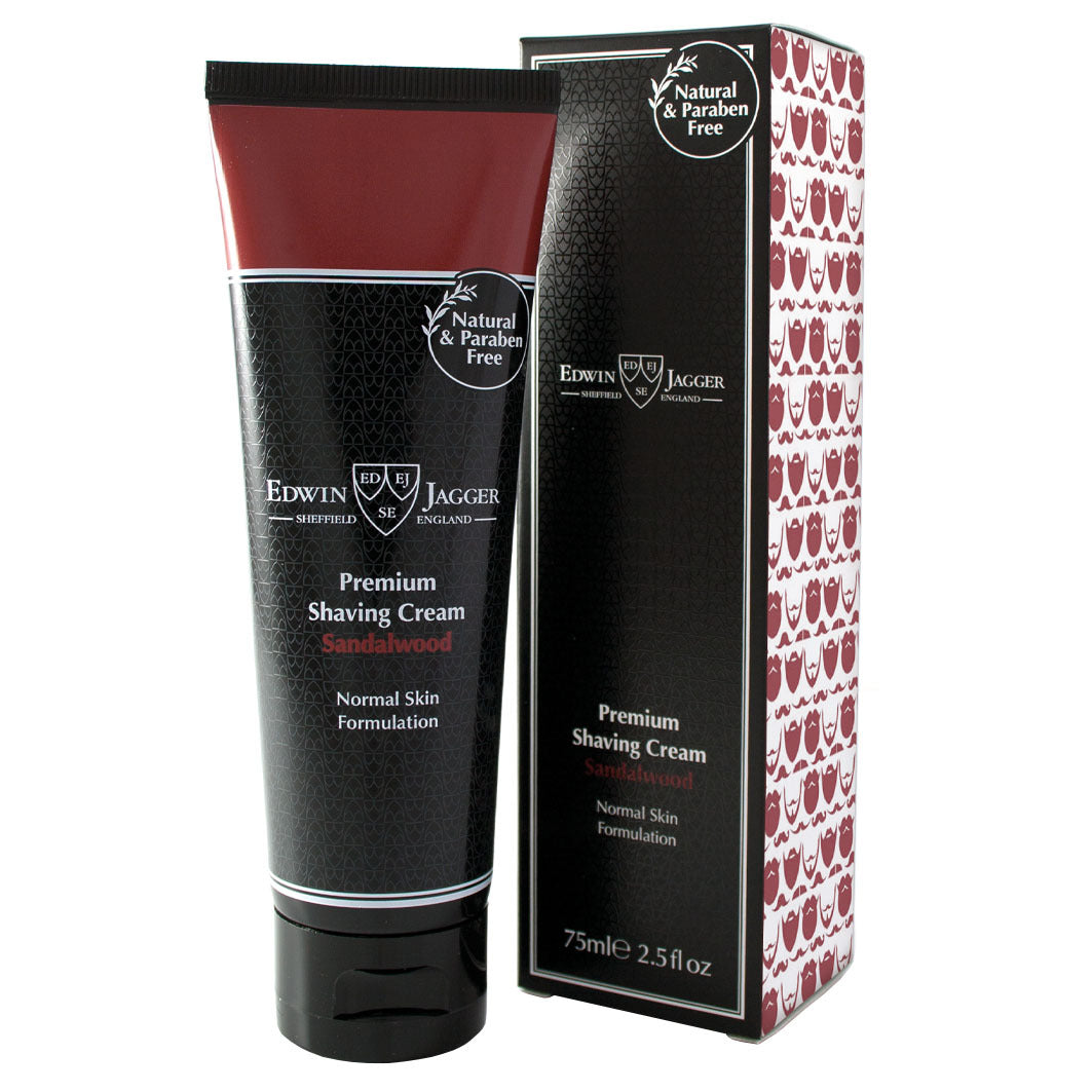 Premium Shaving Cream Tube Sandalwood